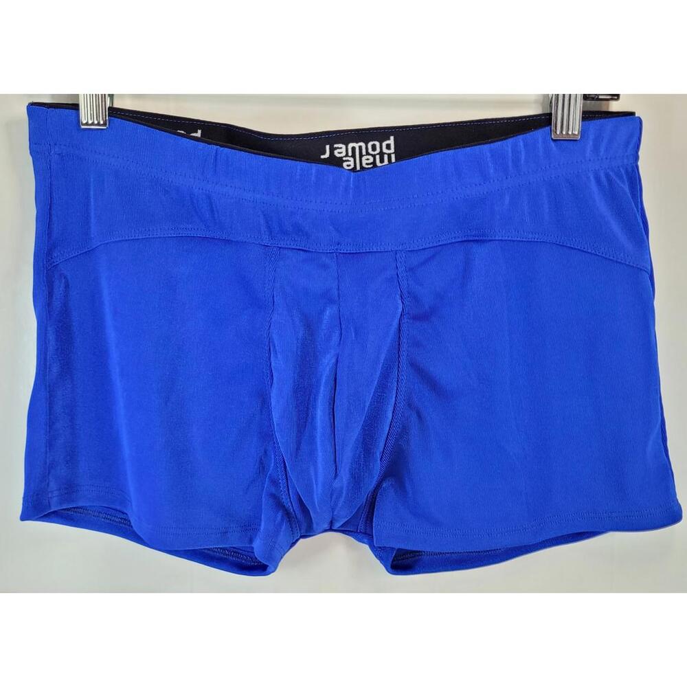 MALE POWER Men’s L/XL 30" Boxer Briefs Royal Blue – NEW